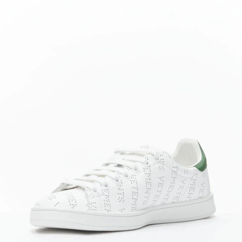 Women's Vetements Demna logo perforated leather Stan Smith low sneaker - Image 10
