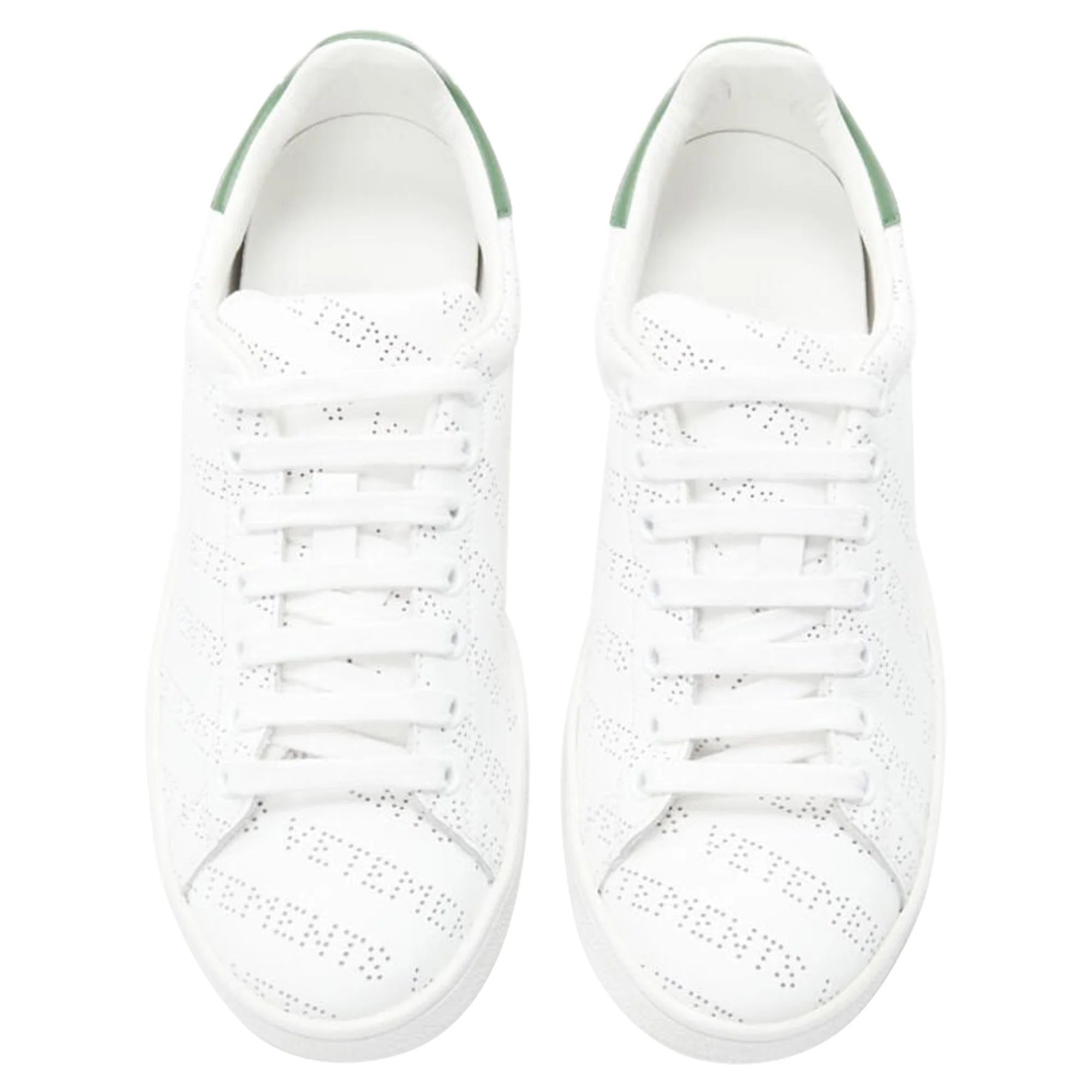 Women's Vetements Demna logo perforated leather Stan Smith low sneaker - Image 3