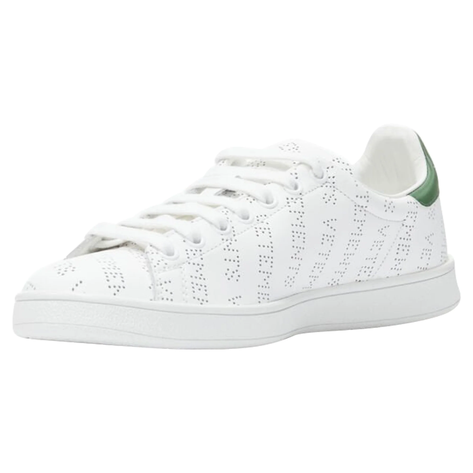 Women's Vetements Demna logo perforated leather Stan Smith low sneaker - Image 4
