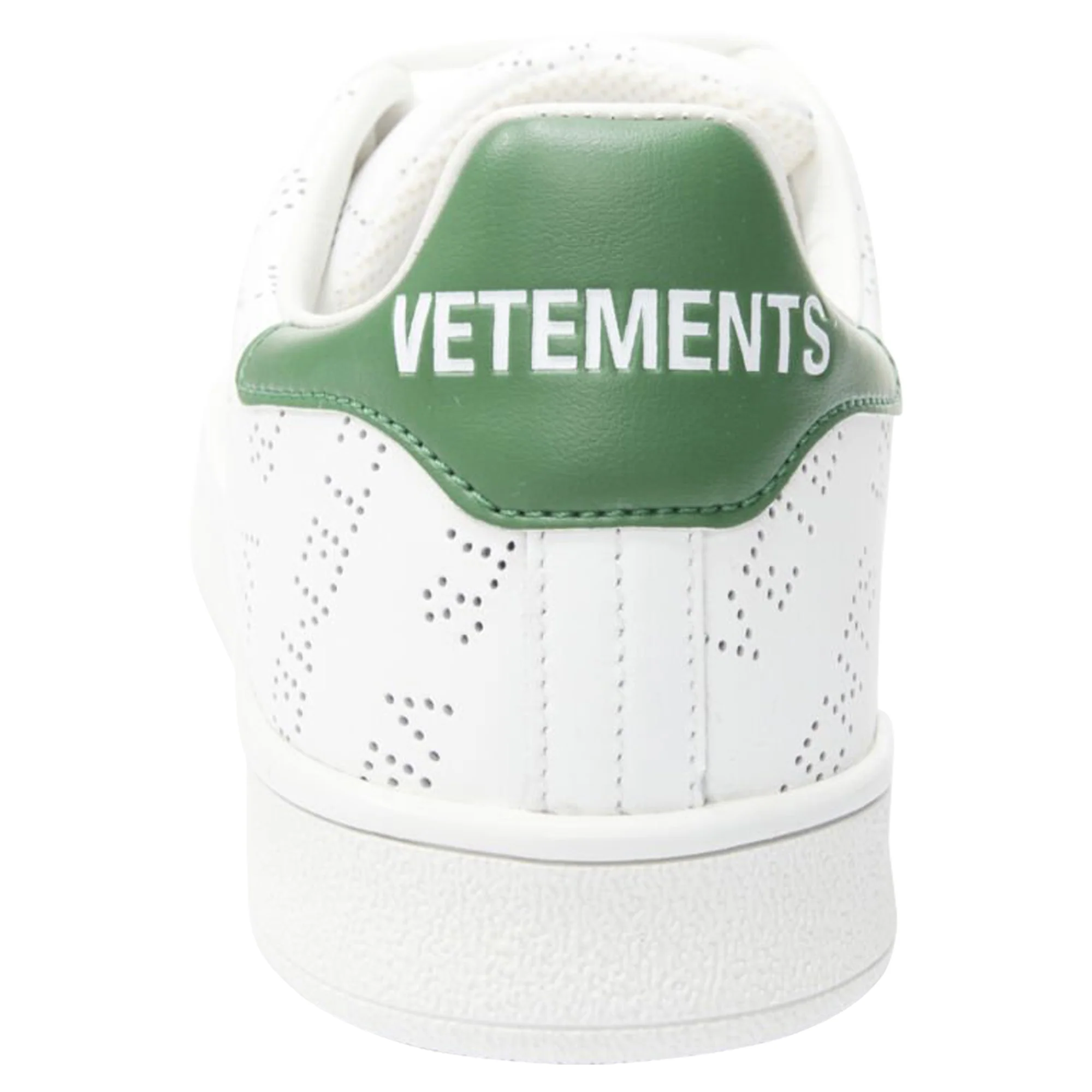 Women's Vetements Demna logo perforated leather Stan Smith low sneaker - Image 6