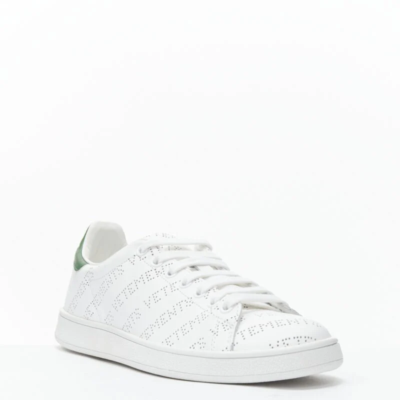 Women's Vetements Demna logo perforated leather Stan Smith low sneaker - Image 8