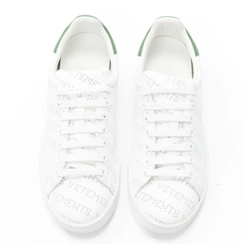 Women's Vetements Demna logo perforated leather Stan Smith low sneaker - Image 9